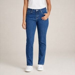 Eddie Bauer Curvy Straight Jeans 8